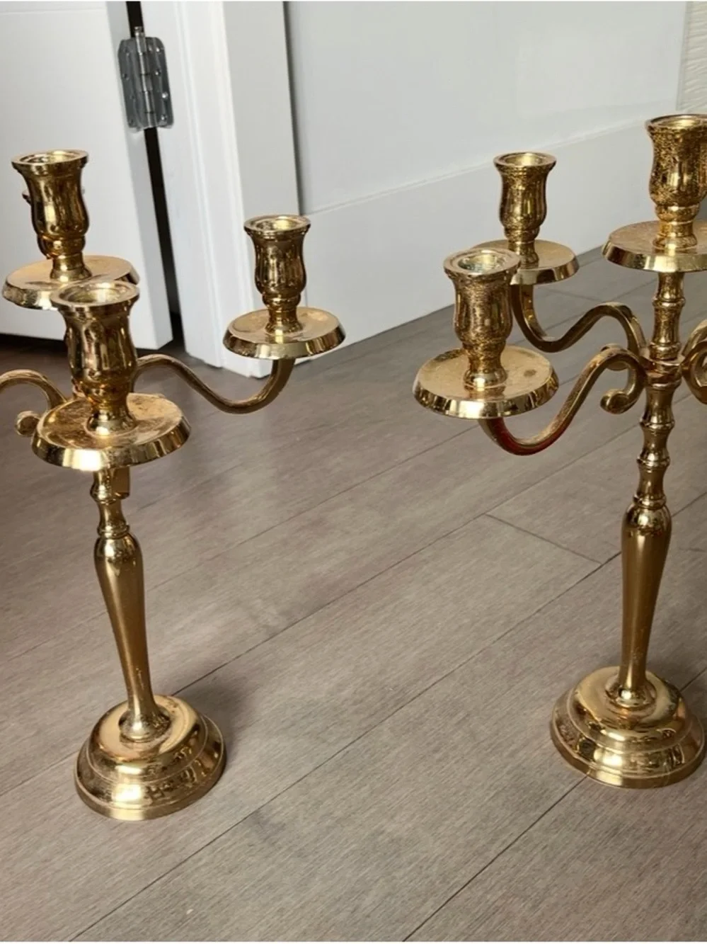 Godinger Five-Arm Gold Candelabra